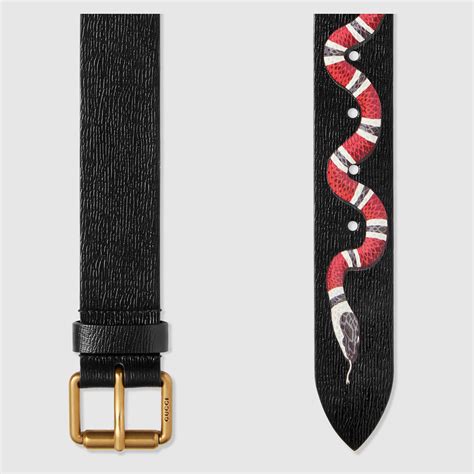 men's gucci kingsnake belt